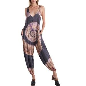 KATHMANDU Tie Dye Baggy JUMPSUIT OS Boho Peasant Hippie